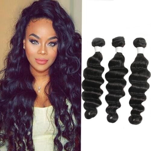 Brazilian Deep Wave Bundles Deal 3pcs/lot 100% Human Hair Extensions Natural Color Hair Weave Bundle Remy WIGENIU Hair Products