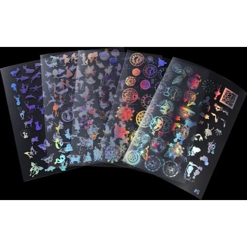 20 Styles Epoxy Resin Filling Material Transparent Decorate Cat Stickers UV Resin Stickers Filler for Jewelry Making Accessories