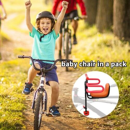 Mountain Bike Child Front Seat Child Seat For Bike Front Mount Quick Dismounting Safety Seat For Baby Age 2-5 Years Old
