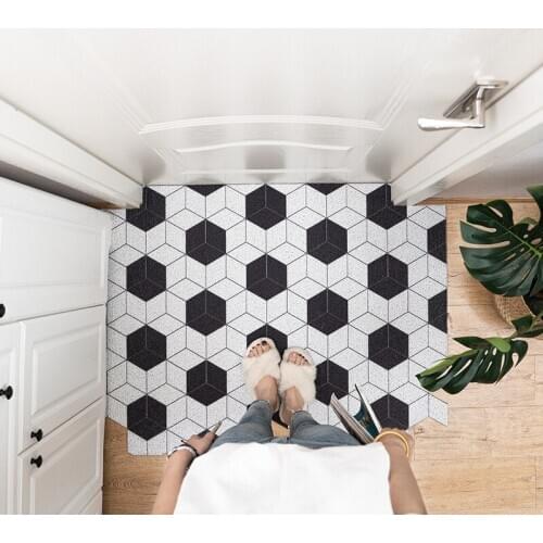 European Style Doormat Can Be Customized Freely Cuttable Mats Carpet PVC Kitchen Mat Home Mats Carpet Non-slip Entrance Doormat
