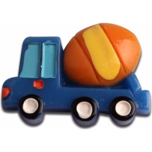 LF 10Pcs Resin Blue Mixer Car Decoration Crafts Flatback Cabochon Embellishments For Scrapbooking Kawaii Cute Diy Accessories