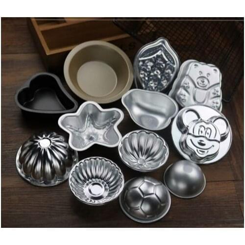 Midium size /small cartoon aluminum alloy cake mould pudding mold