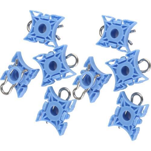 Pack Of 8pcs Window Regulator Sliding Pivot W/ Clips Fits Volvo Models