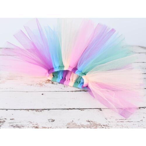 New Girls Unicorn Tutu Skirt Baby Birthday Party Tulle Skirt Girls School Dance Skirt Kid Halloween Costume Infant Tutus 0-12Y