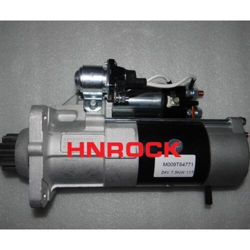 NEW 24V STARTER MOTOR VG1560090007 M009T64771 FOR Sinotruk Hangfa HOWO Heavy Truck Steyr