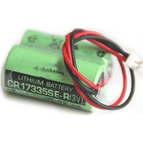 Original CR17335SE-R 2CR17335 CR17335-2 6V 1650mAh Lithium Battery Pack with Plug for SANYO MR-J4 WK17 MR-BAT6V1 6V Batteries