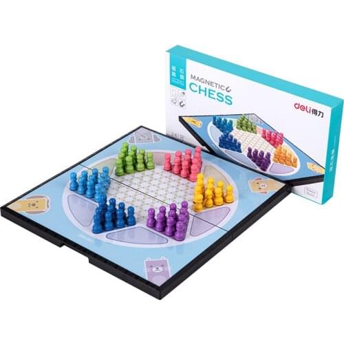 Portable Magnetism Chess Childrens Magnetism Garden Travel Board Chess Multifunctional Outdoor Spelletjes Family Games EK50QL