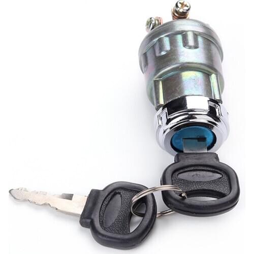 Ignition Starter switch Car Boat 12V 4 Position Ignition Starter Switch with 2 Keys for Petrol Engine Farm Machines Harvesters