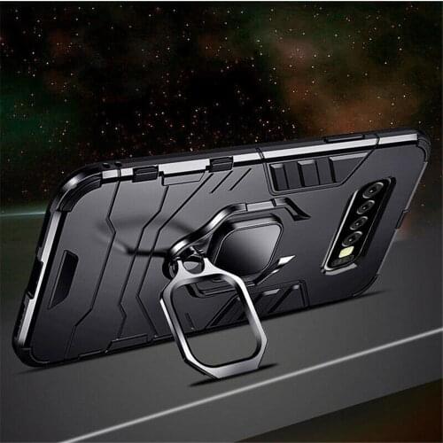 Luxury Magnetic Ring Phone Case For Samsung Galaxy S10 Plus S10E S9 S8 A9 A7 2018 Cover Shockproof Case For Note9 S10 J4 J6 PLUS