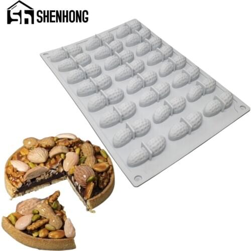 SHENHONG Dessert Placing Decoration Mould Silicone Cake Molds Stainless Steel Tart Ring Fondant Pastry Baking Tools Bakeware