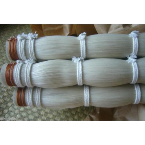 250g High quality Stallion horsetail in bulk violin bow hair 92-95cm