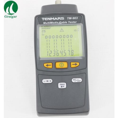 Tenmars TM-903 High Quality Multimedia LAN Cable Tester Network Cable Tester
