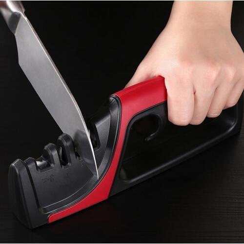 Fixed Angle Knife Sharpener Manual Fast Sharpening Multi-function Kitchen Knives Sharpening Grindstone Grinder Stone Tools