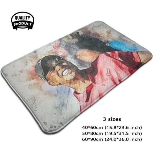 Comfortable Door Mat Rug Carpet Foot Pad Golf Bale Legend Icon