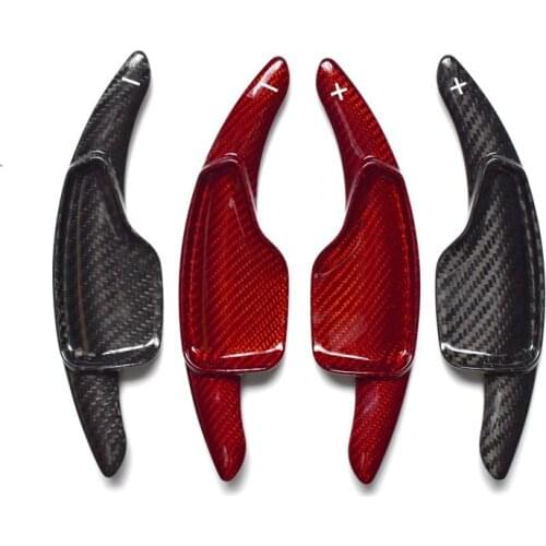 1 Pair Shift Paddle For 6th Gen Chevrolet Camaro C7 2016 2017 2018 2019 real Carbon Fiber Paddle Shifters Steering Wheel