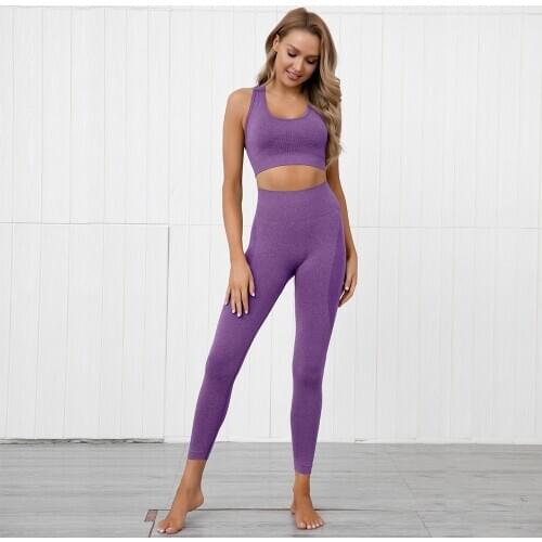 Women Yoga Sets Fitness Suit Sportswear Breathable Solid Vest+Leggings Pants Running Clothes Sexy Gym Top Tights Tracksuit,ZF420