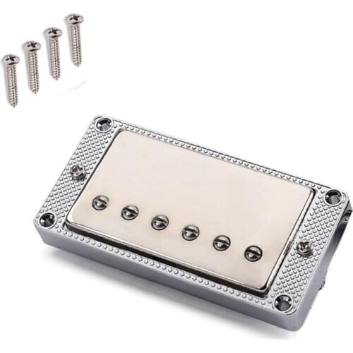 Guitar Humbucker Pickups For LP Electric Guitars With Mounting Screws Silver
