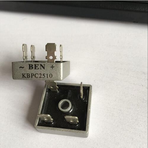 10pcs KBPC2510 Fangqiao 25A1000V SEP genuine single-phase bridge rectifier quality assurance