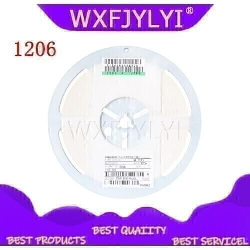 100PCS 1206 SMD Resistor 1% 100K ohm chip resistor 0.25W 1/4W 104