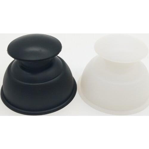 2 Cups Black and White Tai Chi Two Color Cupping Device Silica Gel Vacuum Health Care Cupping Home Portable Massage Cupping Cup