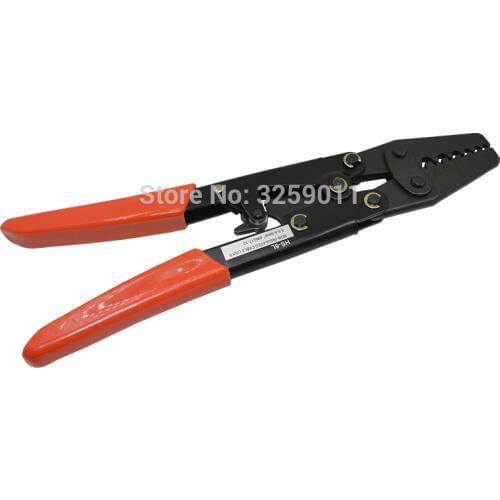 3PCS HS-6L Ratchet Terminal Hand Crimping Pliers Tools red 0.5-6mm use for non-insulated terminals point type