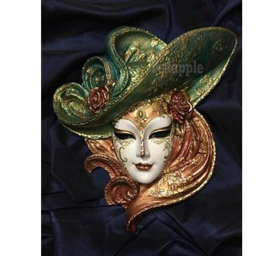 Diamond embroidery woman mask Pictures of crystals 5d diy diamond painting sale mosaic rhinestones Carnival decoration L556