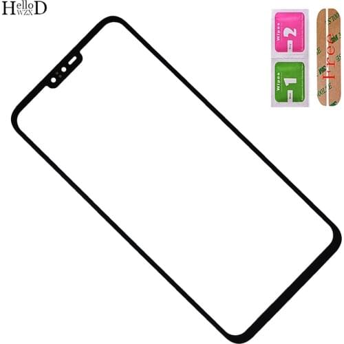 For LG V40 ThinQ V405QA7 V405TAB LCD Front Outer Glass Touch Screen For LG V50 Outer Panel 3M Glue