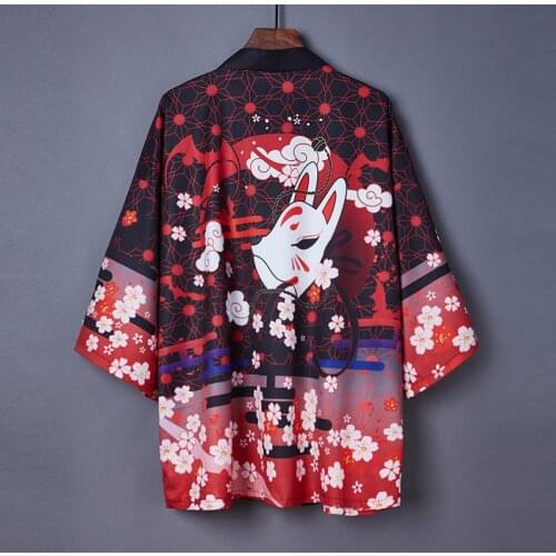 Kimono Women Japanese Yukata Female Women Asian Clothes Kimono Cardigan Shirt Women Traditional Japanese Kimonos Haori DR012