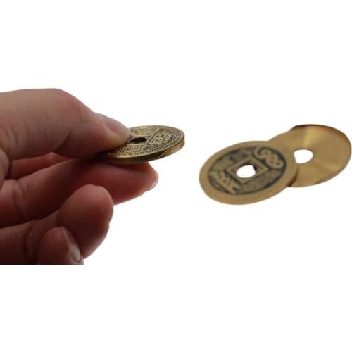 Chinese Palace Coin/Expanded Shell（Brass） Magie Close Up Accessory Illusions Magic Tricks Gimmick Props Mentalism Fun Magician