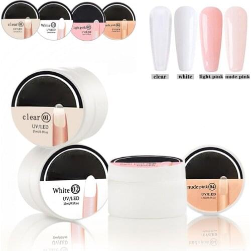 15ml Nail Glue Safe Long-lasting Low Smell Practical Nail Gel Strong Adhesive Glue For DIY Nail Art Crystal Gems Jewelry Decor