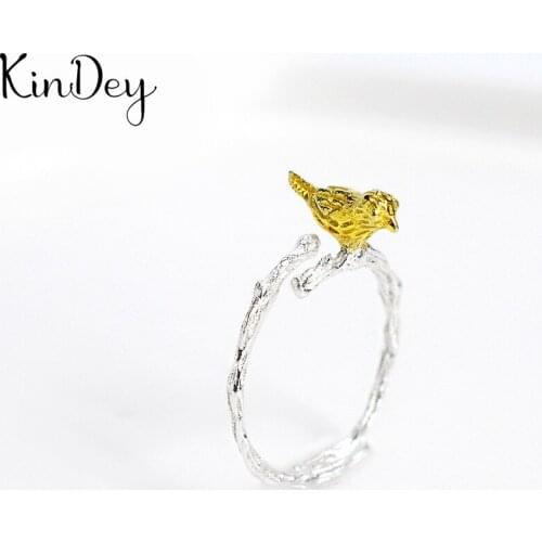 Bohemian Charm Boho Bird Rings For Women Lover Wedding Bridal Valentines Gifts Men Open Retro Antique Rings 2021