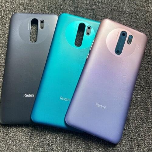 Battery Cover For Xiaomi Redmi 9 Back Housing Glass Rear Door Case Panel 6.53 Inches 2020 High Quality Replacement