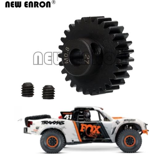 0.8Mod 27T Hard Steel 32P Motor Pinion Gear 5mm Shaft 5647 for RC Car Traxxas 1/7 Unlimited Desert Racer UDR 85076-4 85086-4