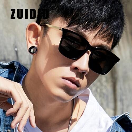 ZUIDID Mens Square sunglasses 2020 New Trendy Vintage Big Frame Sun Glasses Women Driving Shade Unisex oculos de sol