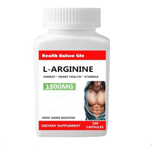 Premium L Arginine 1500mg Nitric Oxide -Extra Strength for Energy, Muscle Growth, Heart Health, Vascularity & Stamina