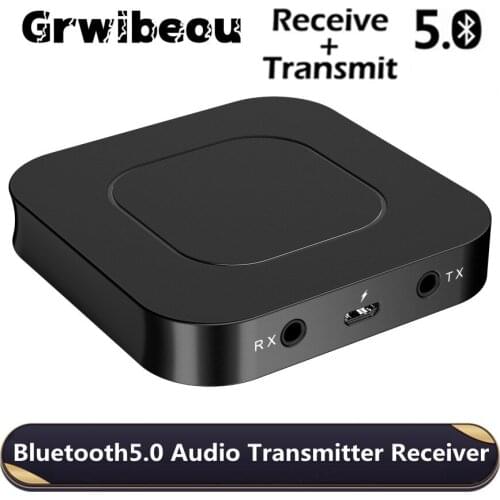 2 in 1 Blue tooth 5.0 Receiver Transmitter Wireless Audio Adapter Portable BT 5.0 Audio Converter RX/TX Mode For TV Car Computer