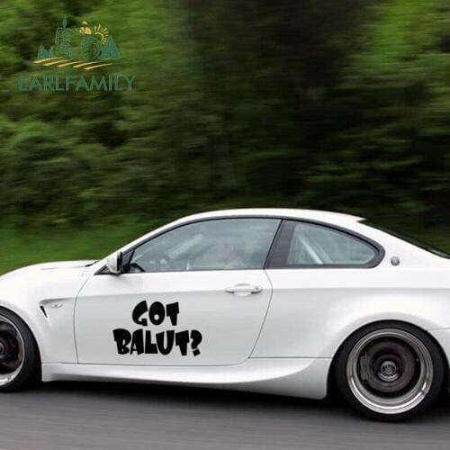 EARLFAMILY 58cm x 37.5cm Philippine Got Balut? Big Sticker Car Vinyl Decals JDM Reflective Sticker Waterproof Car Styling