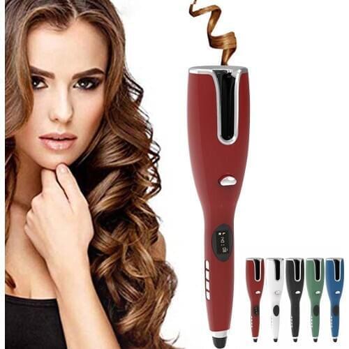 New Automatic Hair Curler Curling Iron Air Curler Infrared Heating Rotating Stick Hair Curler Portable Hair Styler
