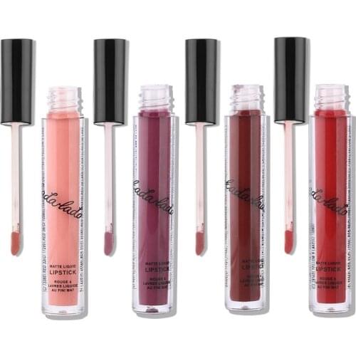 Sexy Color Waterproof Matte Lipstick Lip Gloss Makeup long lasting Liquid Lipstick Lip Tint Kit Cosmetic 10 Colors
