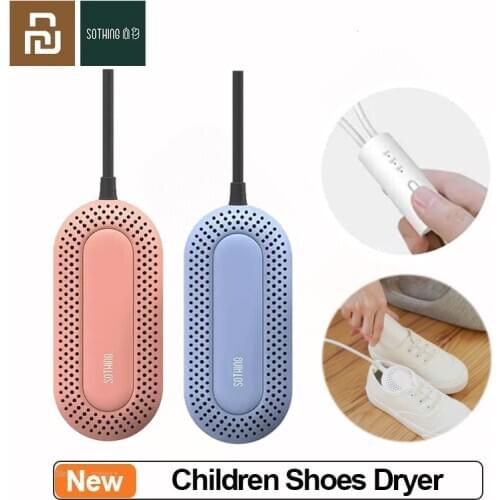 Youpin Sothing Electric Sterilization Shoes Dryer 3-Speed Timing Drying Deodorization Portable Electric Children Shoes Dryer