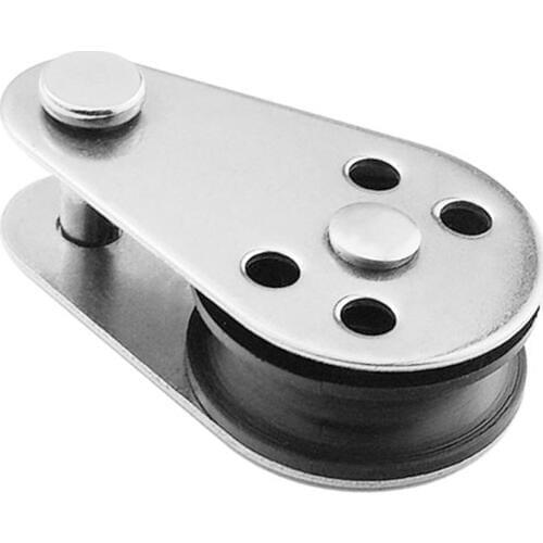 2PCS Heavy Duty Boat Kayak Lift Single Pulley Block 316 Stainless Steel