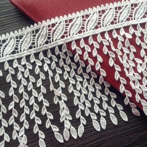 5Yards Tassel Trim Fringe Lace Ribbon Lace Trimmings For Sewing Lace Applique Embroidery Designs Wedding Dress Accessories
