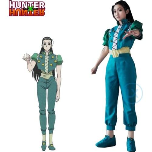 Anime Hunter X Hunter Illumi Zoldyck Irumi Zorudikku Cosplay Costume Uniform Halloween Custom For Women Men Custom Made