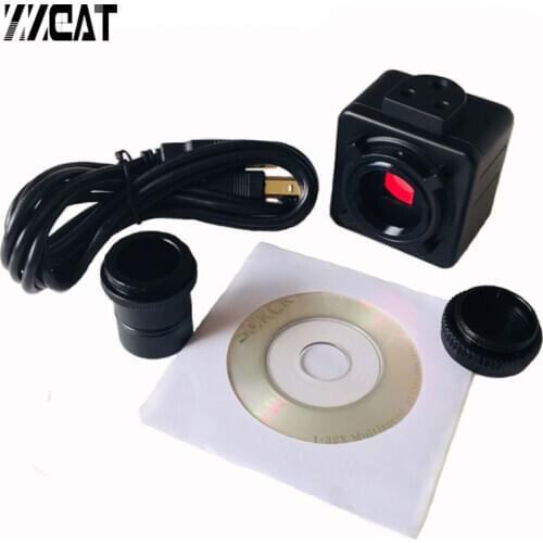 5MP CMOS USB Microscope Camera Digital Electronic Eyepiece Free Driver HD Industrial Camera for Microscope Binocular Trinocular