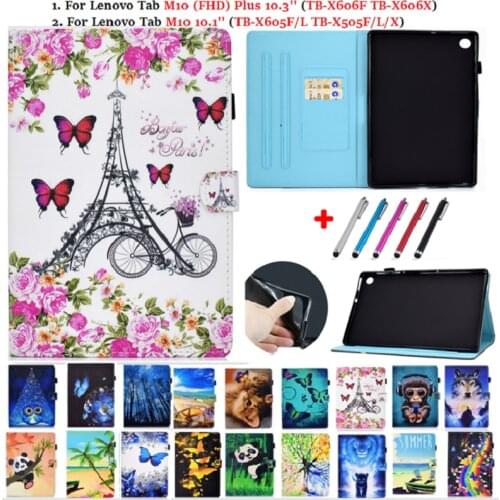 For Lenovo Tab M10 FHD Plus 10 3 Case TB-X606F TB-X606X Tablet Funda for Lenovo Tab M10 Case TB X505X X505F X505L X605F X605L
