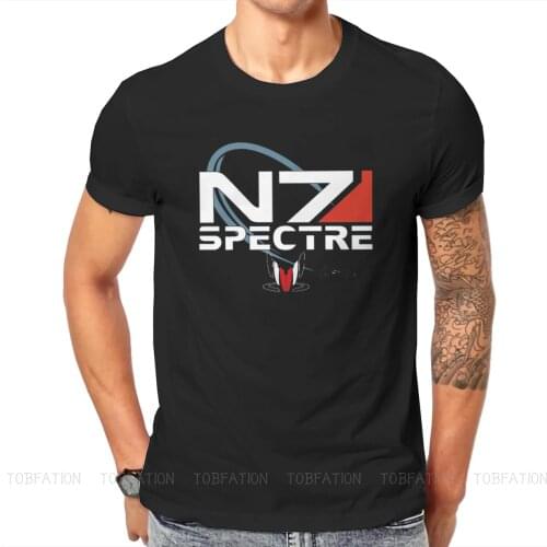 Mass Effect Game N7 Spectre T Shirt Vintage Goth Summer Oversized Cotton Mens Tees Harajuku Crewneck TShirt
