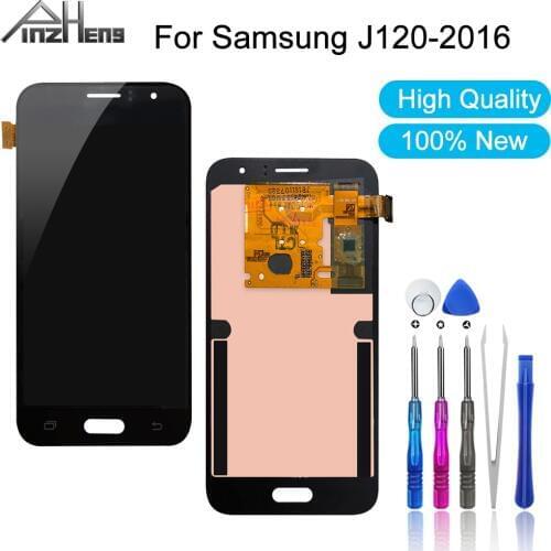 PINZHENG AAAA Quality LCD For Samsung Galaxy J120 2016 J120F LCD Display Touch Screen Replacement Digitizer Assembly Display