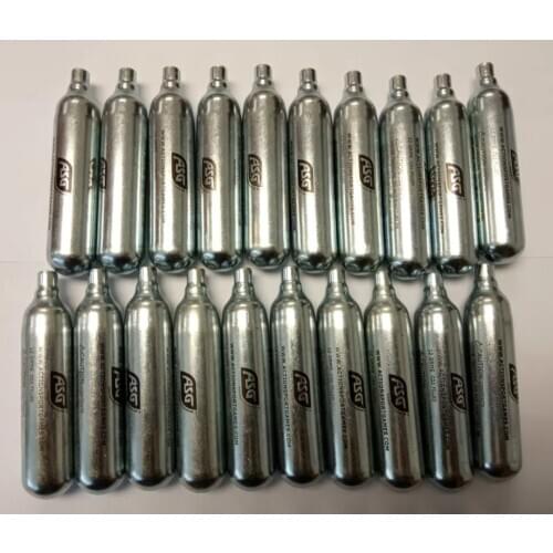 Capsules CO2 high performance | 20 x CO2 compressed Air biorienté with loads of 12 gr for guns Airsoft free 24H