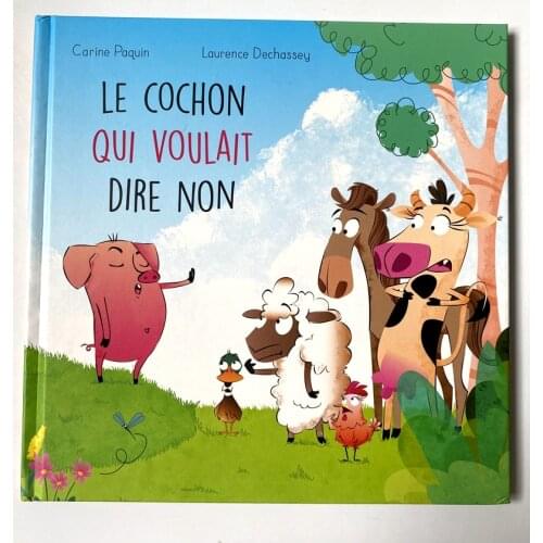 Parent Child Kids Toddler Baby French Book Interesting Bedtime Story Reading Early Education Enlightenment Hardcover Book Age1