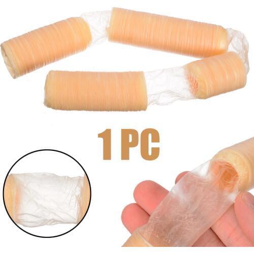 1Pc 14M*26mm Natural Collagen Casings Skins Roast Sausage Collagen Casings for Making Smoked Roast Sausage Dried Sausage Hot Dog